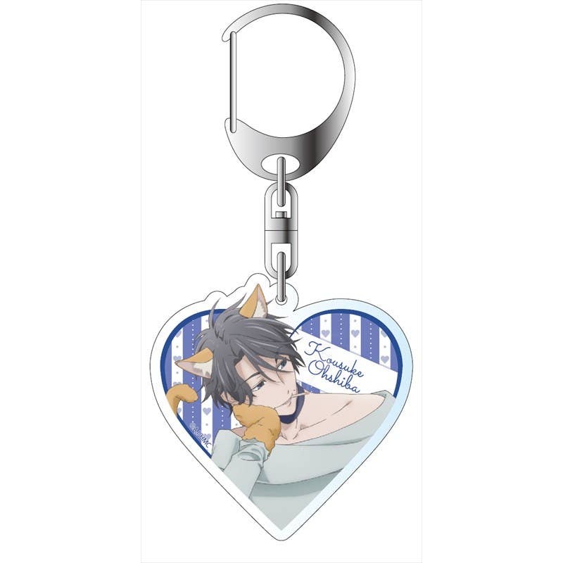 Hitorijime My Hero: Acrylic Keychain Kousuke Oshiba Cat Ear Ver.