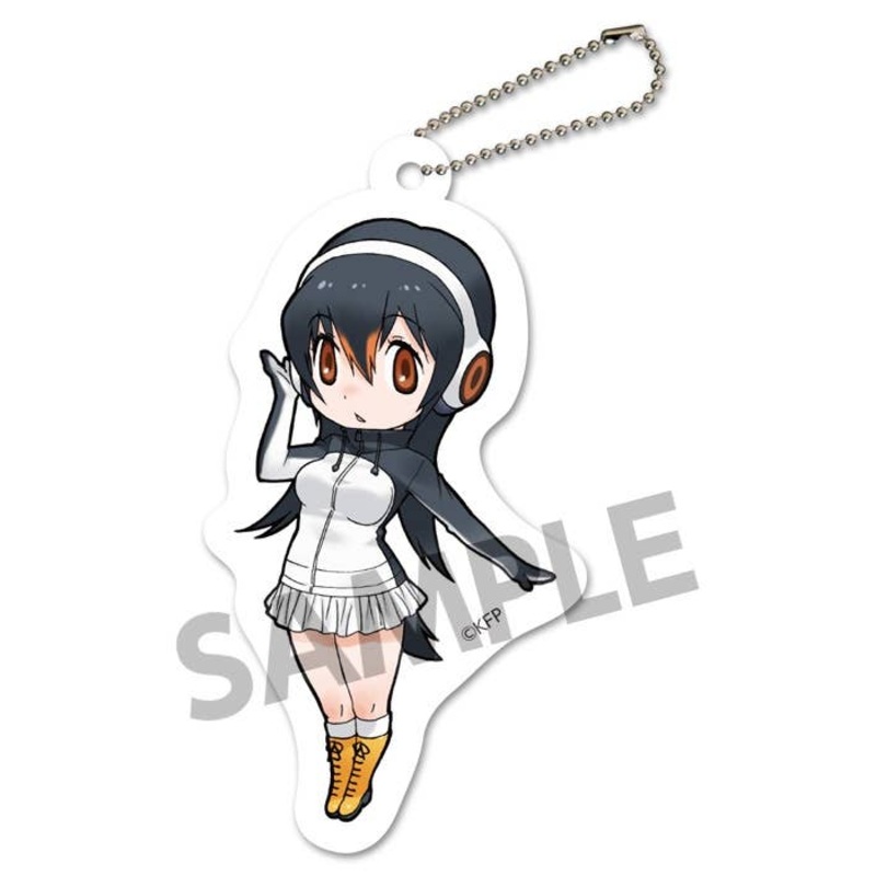 Kemono Friends Fuwa Fuwa Felt Keychain Gentoo Penguin