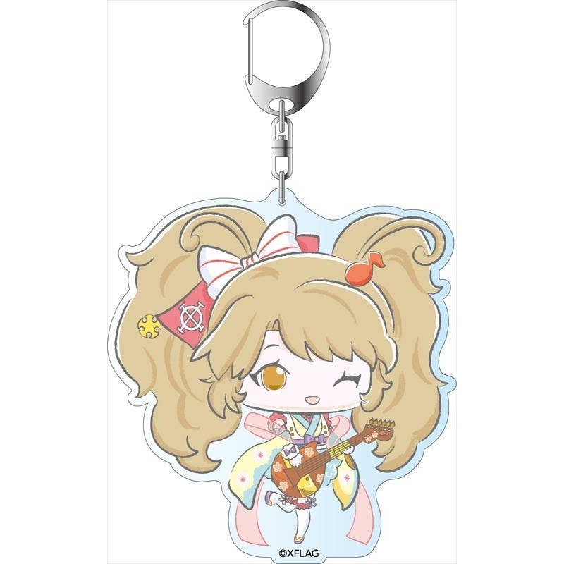 Monster Strike Design Produced by Sanrio: Big Keychain Gokuraku Idol Benzaiten