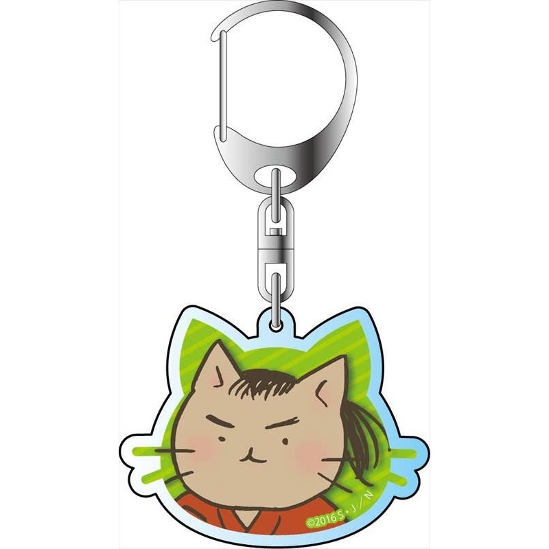 Neko Neko Nihonshi: Acrylic Keychain Ryoma Sakamoto
