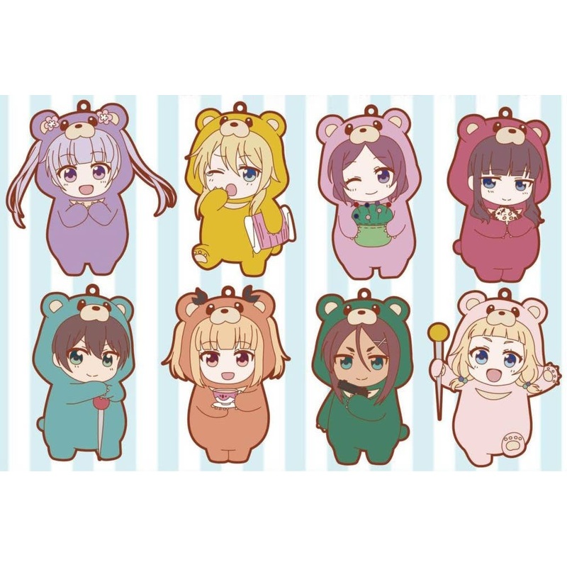 New Game!! El cute Trading Rubber Strap Bear Ver.: 1Box (8pcs)