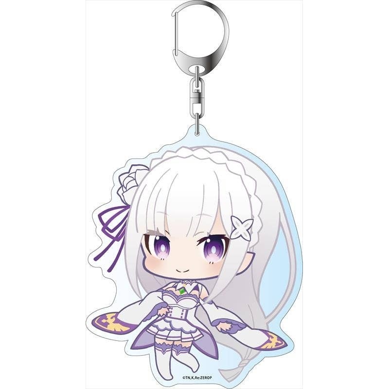 Re:Zero - Starting Life in Another World Memory Snow: Big Keychain Puni Chara Emilia
