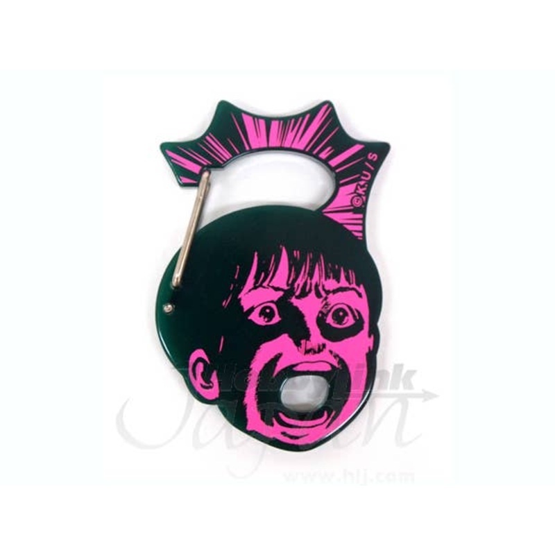 Shout Face Acrylic Carabineer