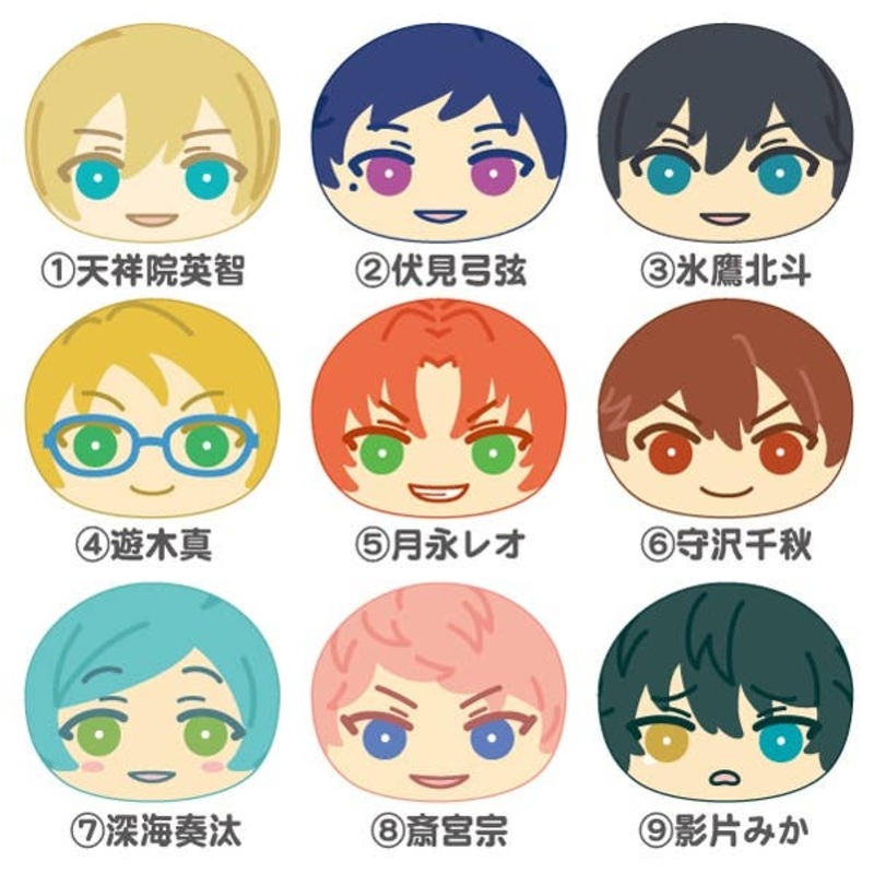 Ensemble Stars!: Omanju Nigi Nigi Mascot Chibi Vol.3: 1Box (9pcs)
