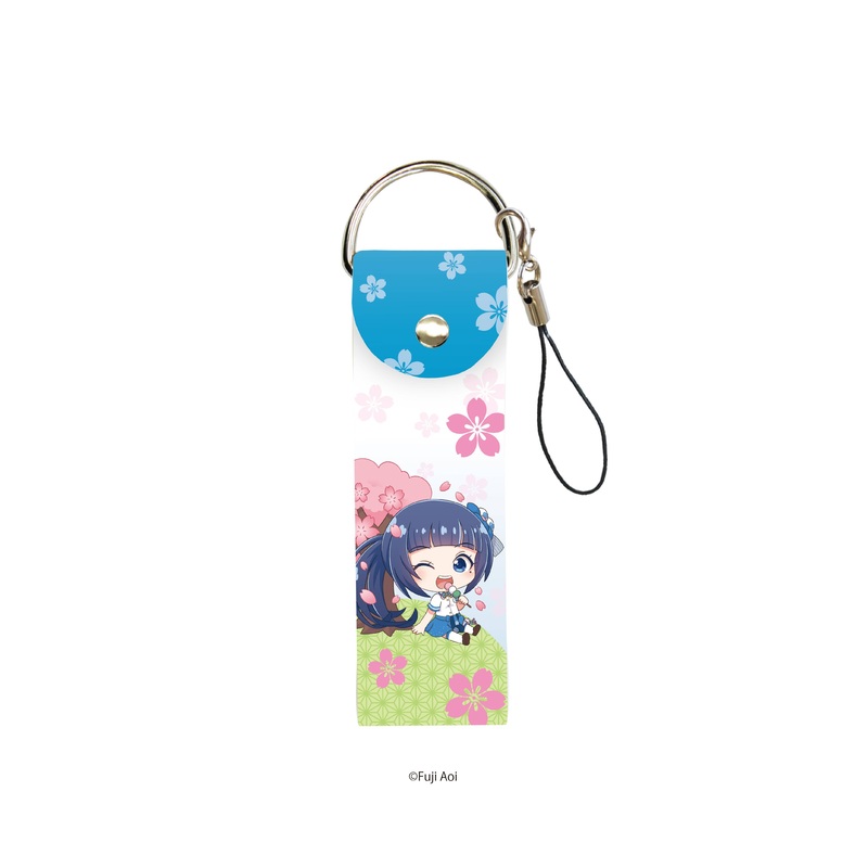Fuji Aoi: Big Leather Strap 05 Ohanami (Mini Chara)