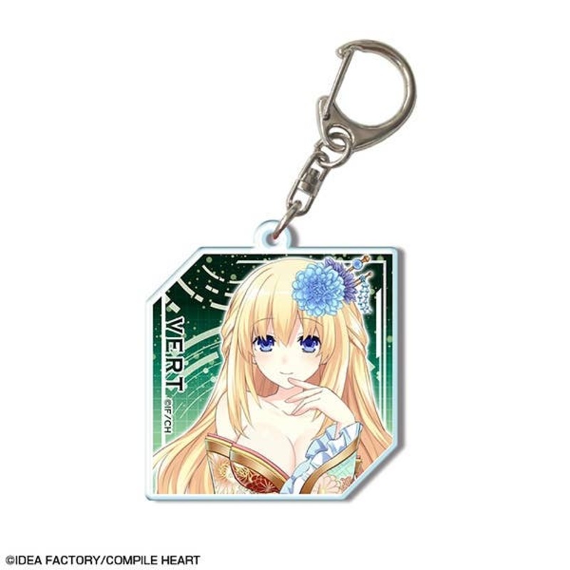 Mainichi Compile Heart: Acrylic Keychain Design 04 (Vert)