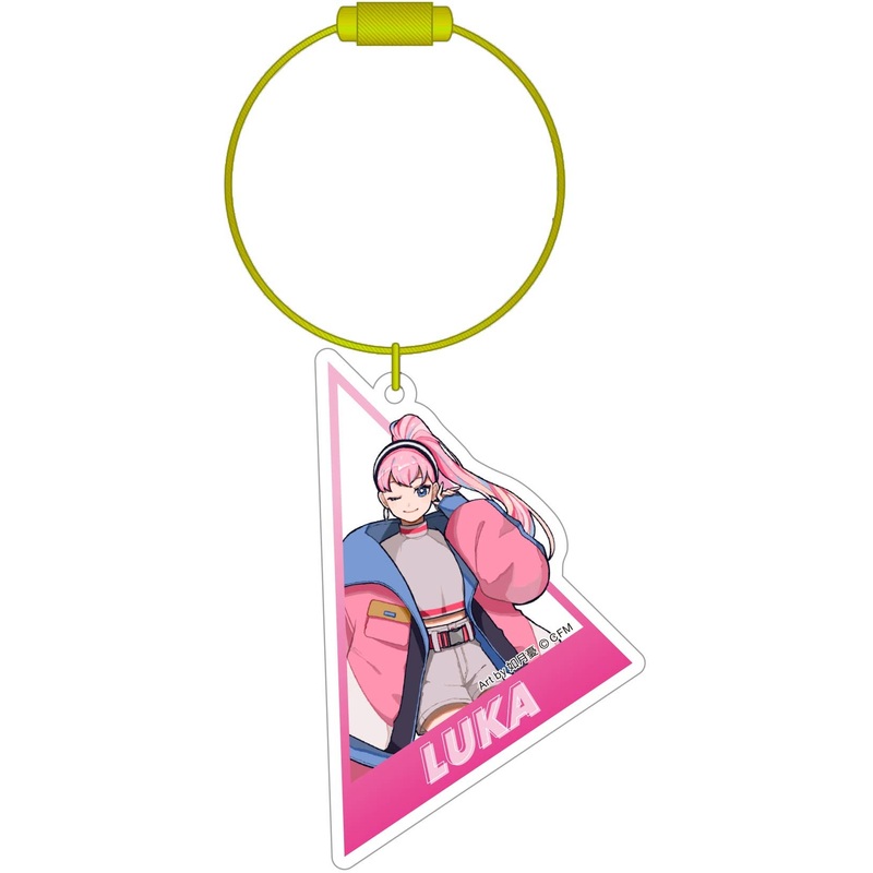 Miku Hatsune Series: Wire Acrylic Keychain Luka Megurine Sporty Kisaragi Yuu