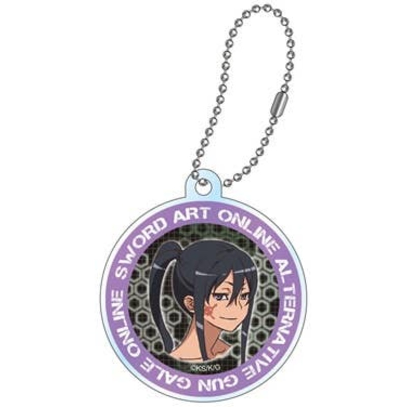 Sword Art Online Alternative Gun Gale Online Polycarbonate Keychain Pitohui B
