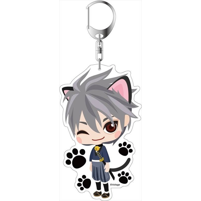 Tenka Touitsu Koi no Ran: Big Keychain Saizo Kirigakure Cat Ear Ver.