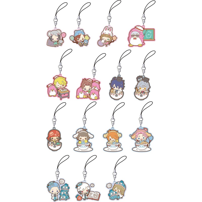 The Idolmaster SideM (Original Ver.): Rubber Strap Collection: Sanrio Characters C 1Box 15pcs
