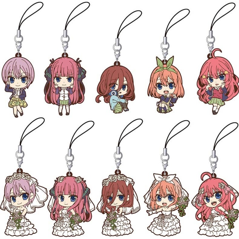 The Quintessential Quintuplets (Anime Ver.): Rubber Strap Collection 1Box 10pcs