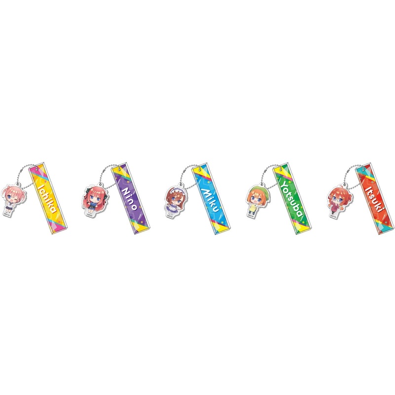The Quintessential Quintuplets: Trading Room Keychain 1Box (5pcs)