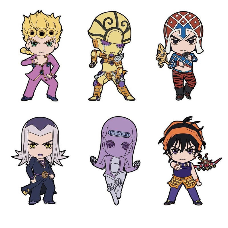 TV Anime JoJo's Bizarre Adventure: Golden Wind: Rubber Strap Collection (Vol.1): 1Box (6pcs)