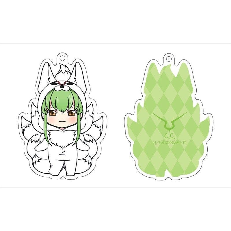 Code Geass: Lelouch of the Re;surrection: Animarukko Acrylic Keychain: C.C.
