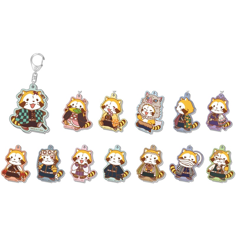 Demon Slayer: Kimetsu no Yaiba x Rascal: Trading Acrylic Keychain Rascal Ver. Vol.2 1Box (13pcs)