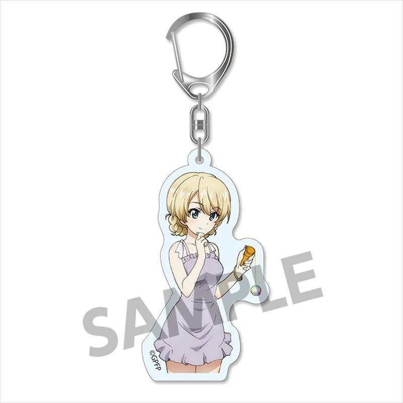 Girls und Panzer das Finale: GuP Menko Michi Hajimemasu! Acrylic Keychain Darjeeling
