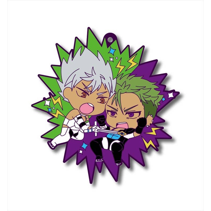 KING OF PRISM by PrettyRhythm: El cute Big Rubber KeyChain Kaduki vs Alexander