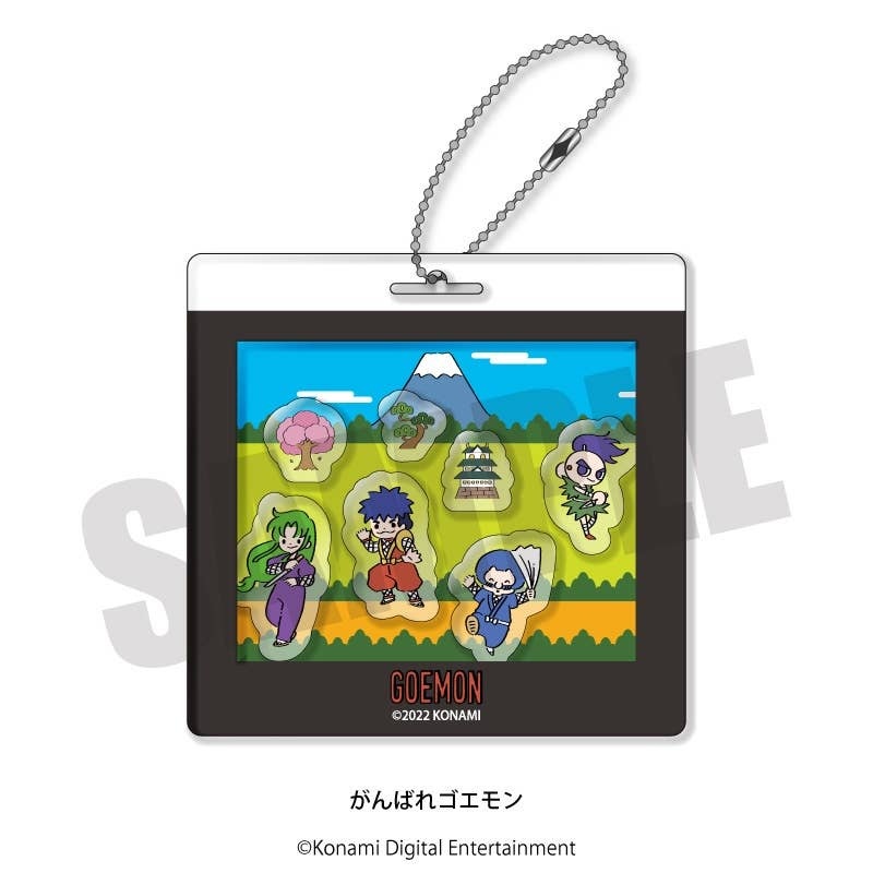 Konami Command 35th Anniversary: Syakasyaka Key Chain Goemon