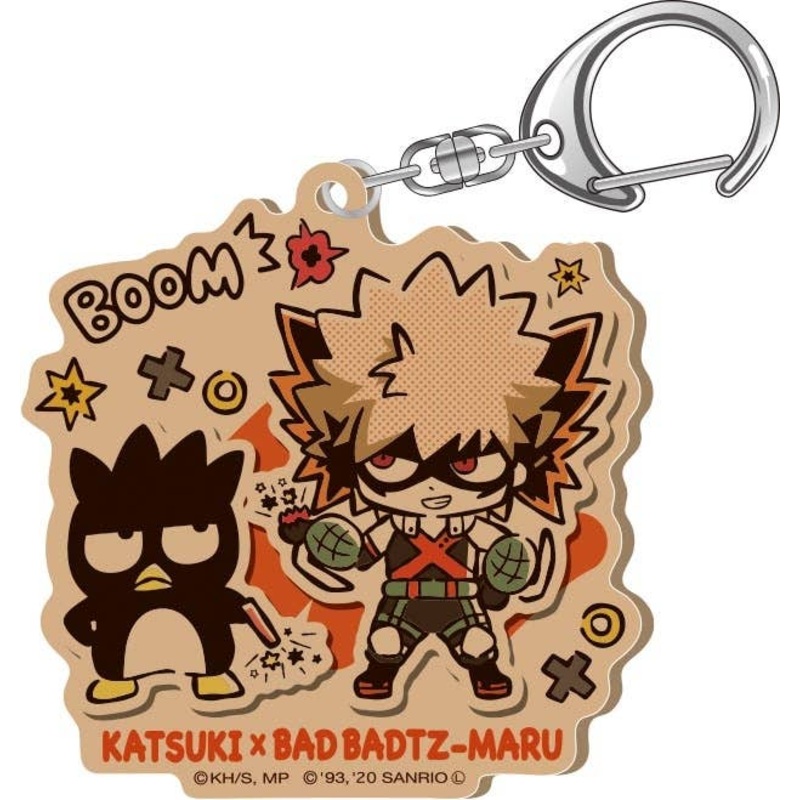 My Hero Academia x Sanrio Characters: Acrylic Keychain Katsuki Bakugo x Bad Badtz-Maru