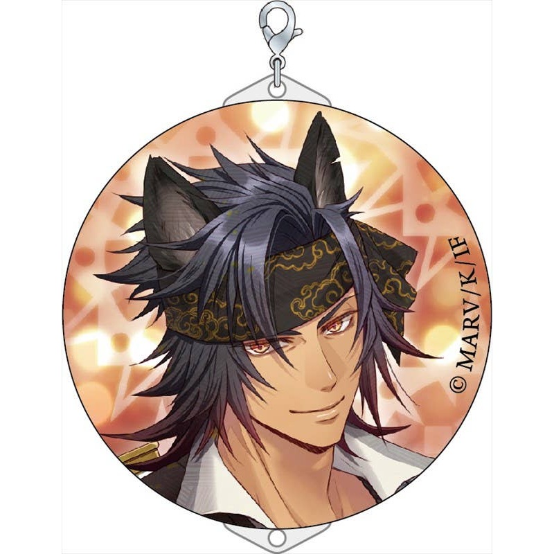 Sengoku Night Blood: Connectable Can Keychain Nobuharu Baba