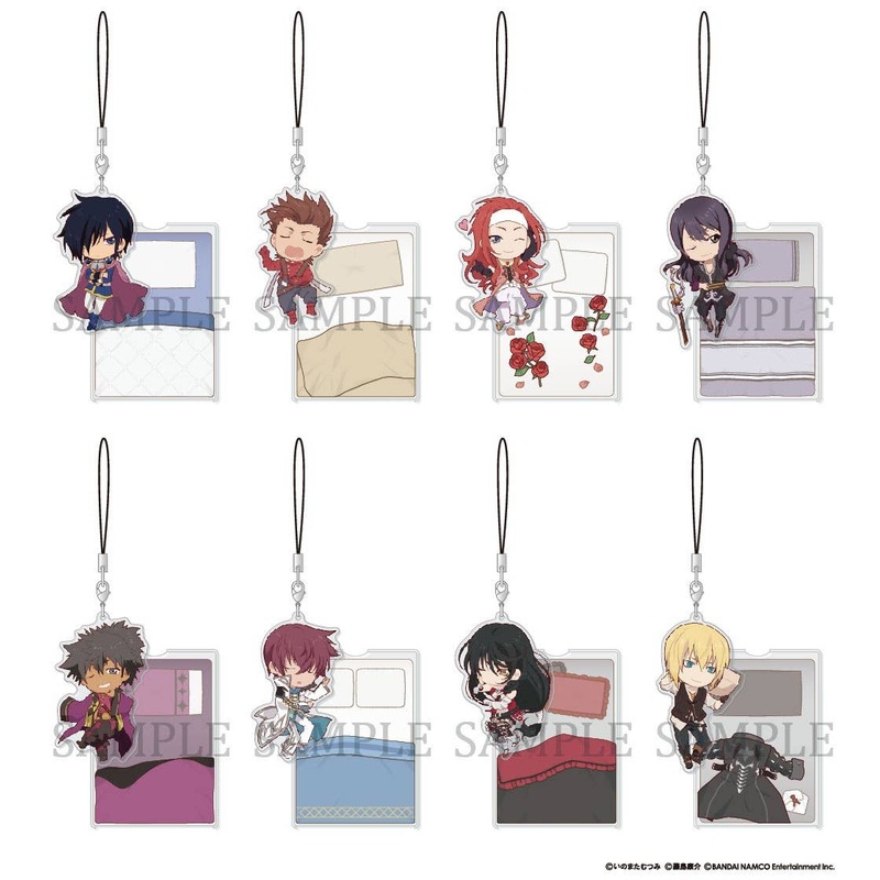 Tales of Series: Oyasumi Acrylic Strap Vol.1 1Box 8pcs