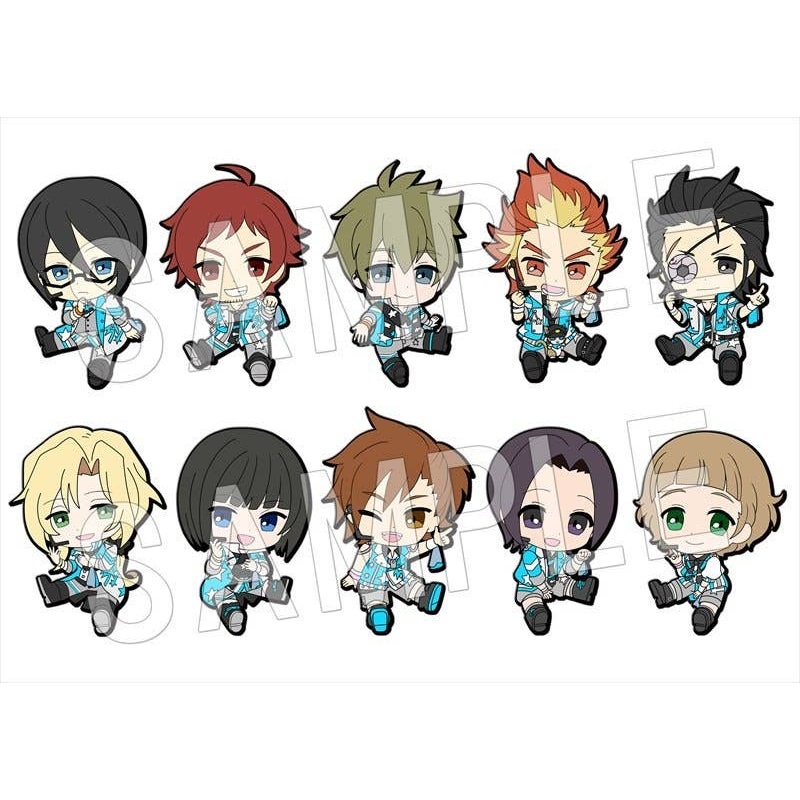 The Idolmaster SideM: Petanko Trading Rubber Strap Vol.2: 1Box 10pcs