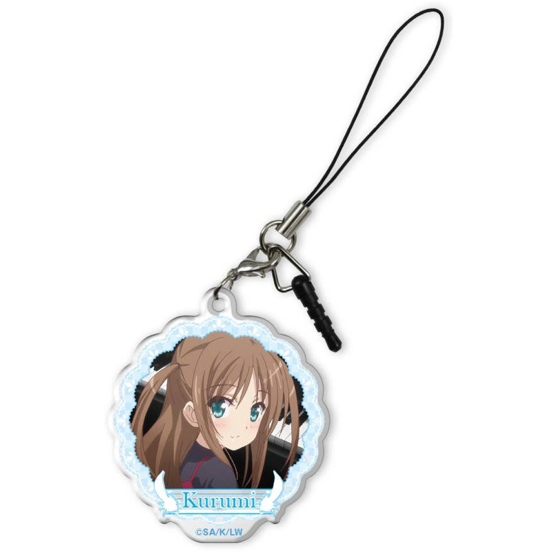 Angel's 3Piece! Acrylic Earphone Jack Accessory Design 07 Kurumi Nukui A