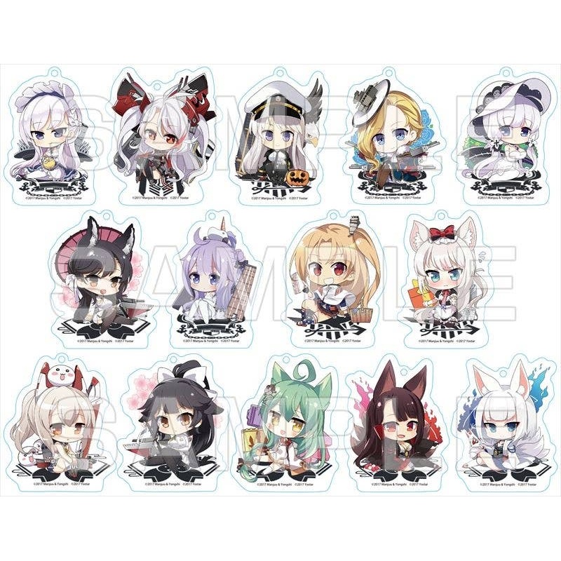 Azur Lane: Acrylic Keychain Collection 1Box 14pcs