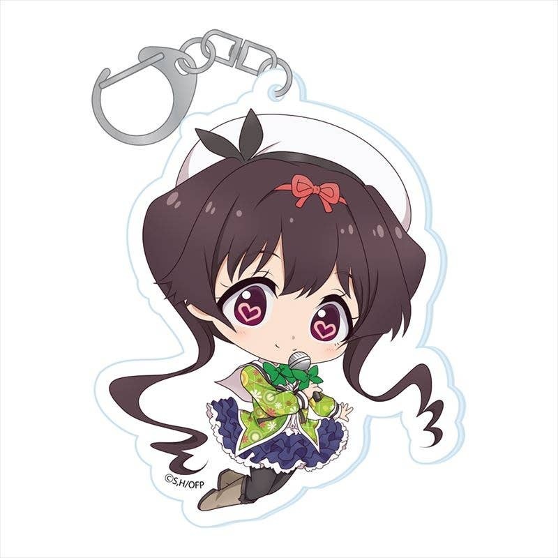 Dropout Idol Fruit Tart: Petit Choco Acrylic Keychain (Hemo Midori)