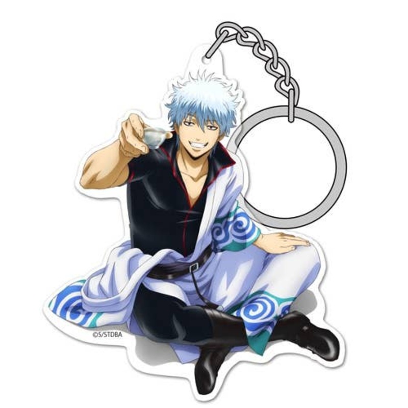 Gintama: Acrylic Keychain Gintoki Sakata Gin-san to Ippai Ver.