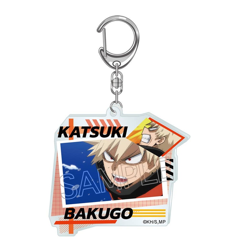My Hero Academia : Collage Acrylic Keychain Katsuki Bakugo