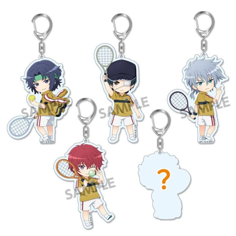 New Prince of Tennis: Pic-Lil! Trading Acrylic Keychain Rikkai: 1Box (5pcs)
