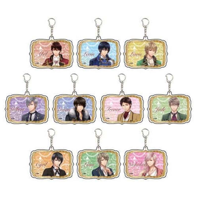 Renai Princess -Nisemono Hime to 10-nin no Konyakusha- Acrylic Keychain Vol.01: 1Box (10pcs)