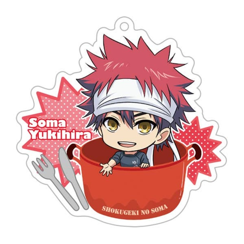 Shokugeki no Soma Drawn By Acrylic Keyholder Soma Yukihira