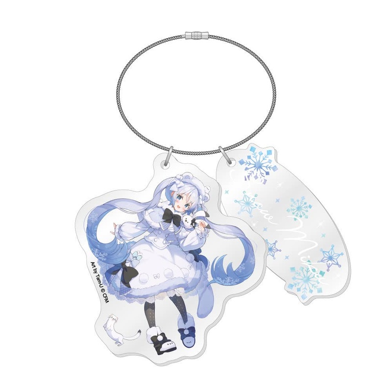 Snow Miku x Kibana Double Acrylic Charm