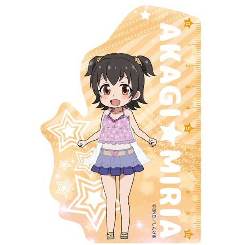 The Idolmaster Cinderella Girls Theater: Scale Keychain Vol.2 Miria Akagi (Swimwear)