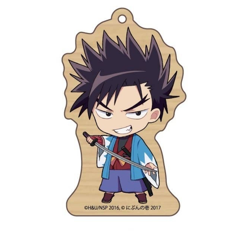 Chiruran Nibun No Ichi Characolle! Wooden Keychain Nagakura Shipachi