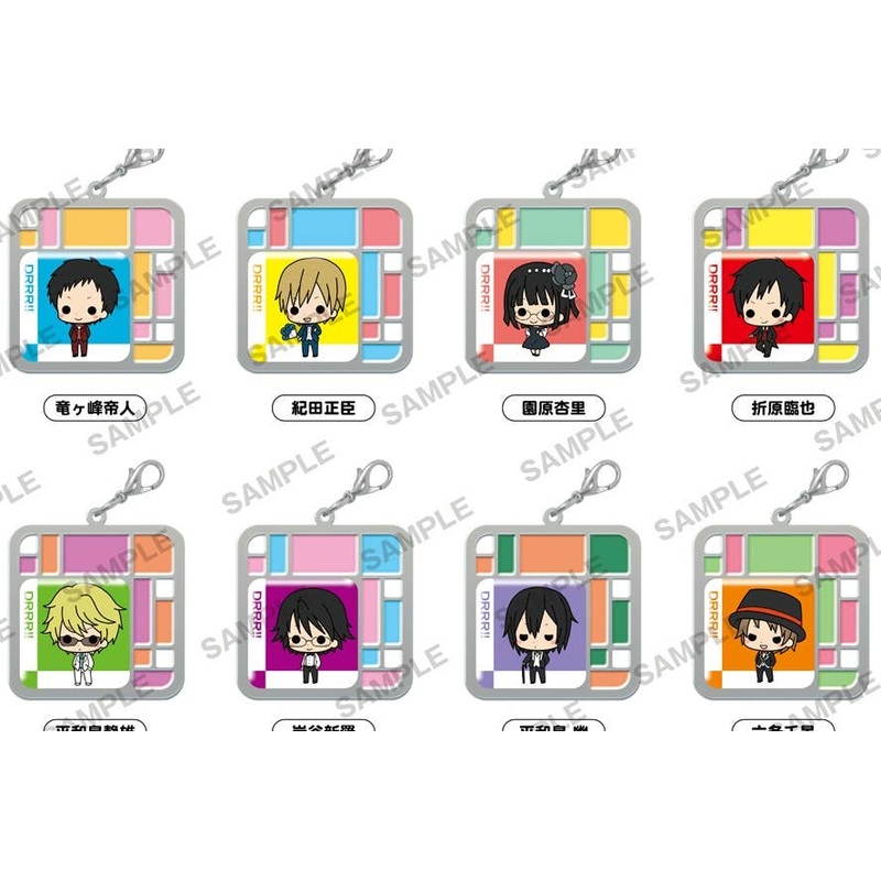 Durarara!! Clear Stained Charm Collection 1Box 8pcs