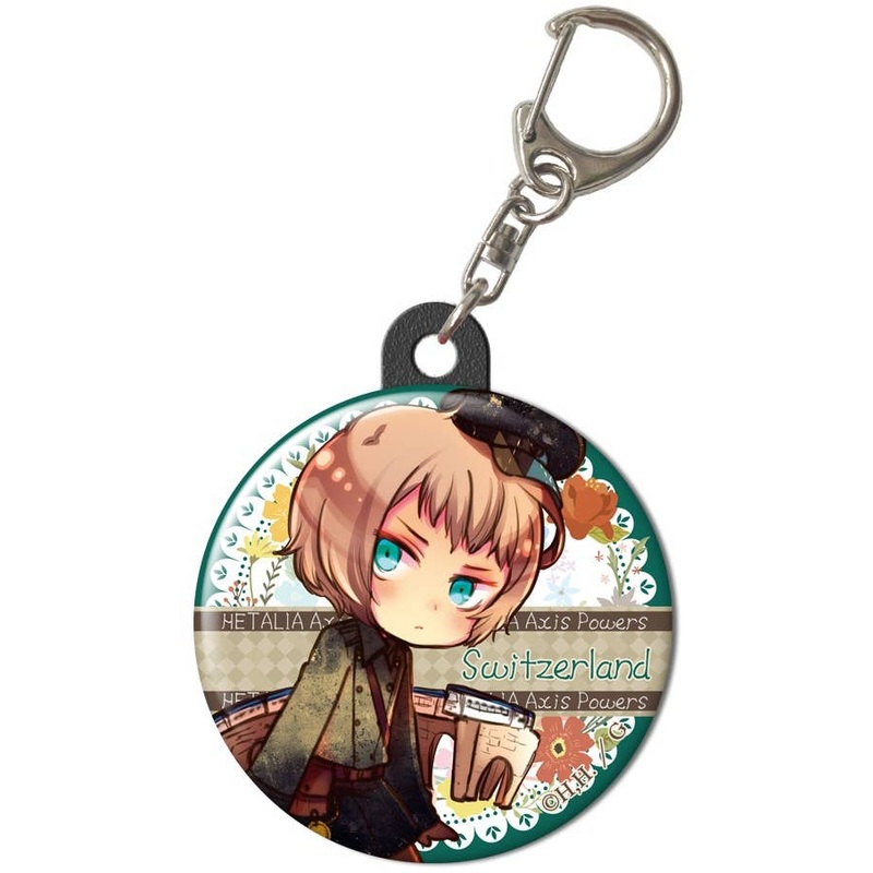 Hetalia: Axis Powers Pukutto Keychain Ver.5 Design 08 (Switzerland)