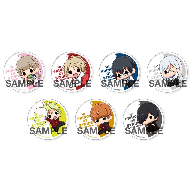 Prince of Stride: Eformed Paja-Chara Acrylic Charm Ball Chain Vol.1: 1Box (7pcs)