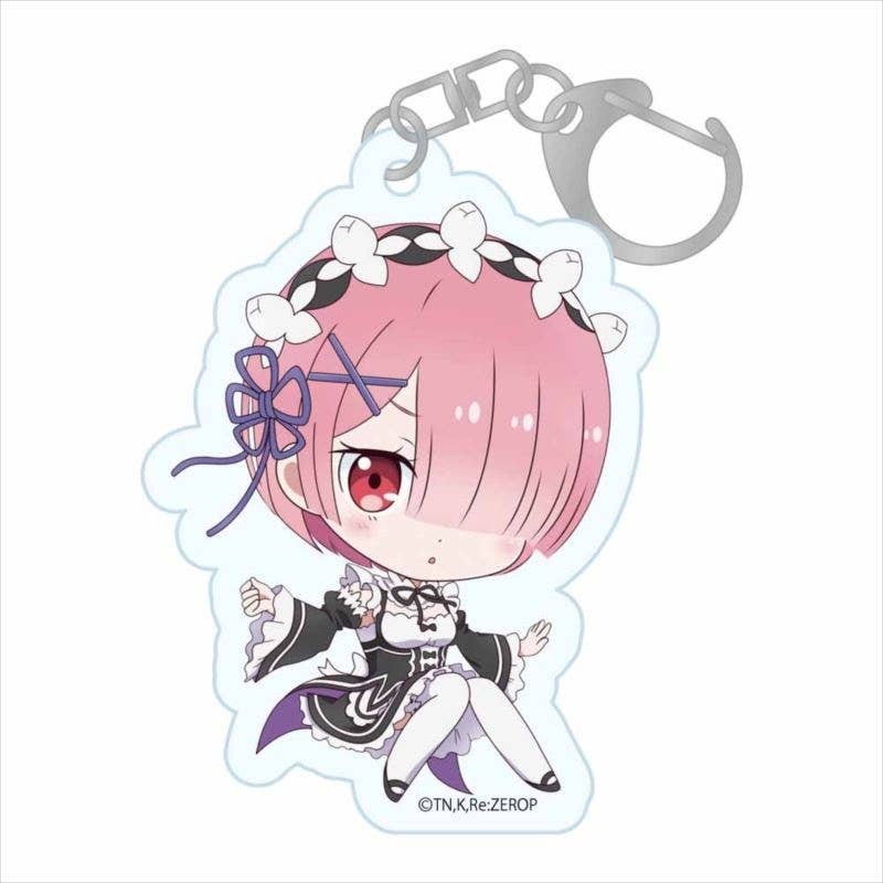 Re:Zero - Starting Life in Another World: Petit Choko Acrylic Keychain (Ram)