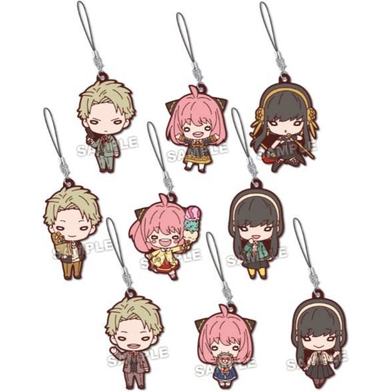 Spy x Family: Nitotan Rubber Mascot 1Box (9pcs)