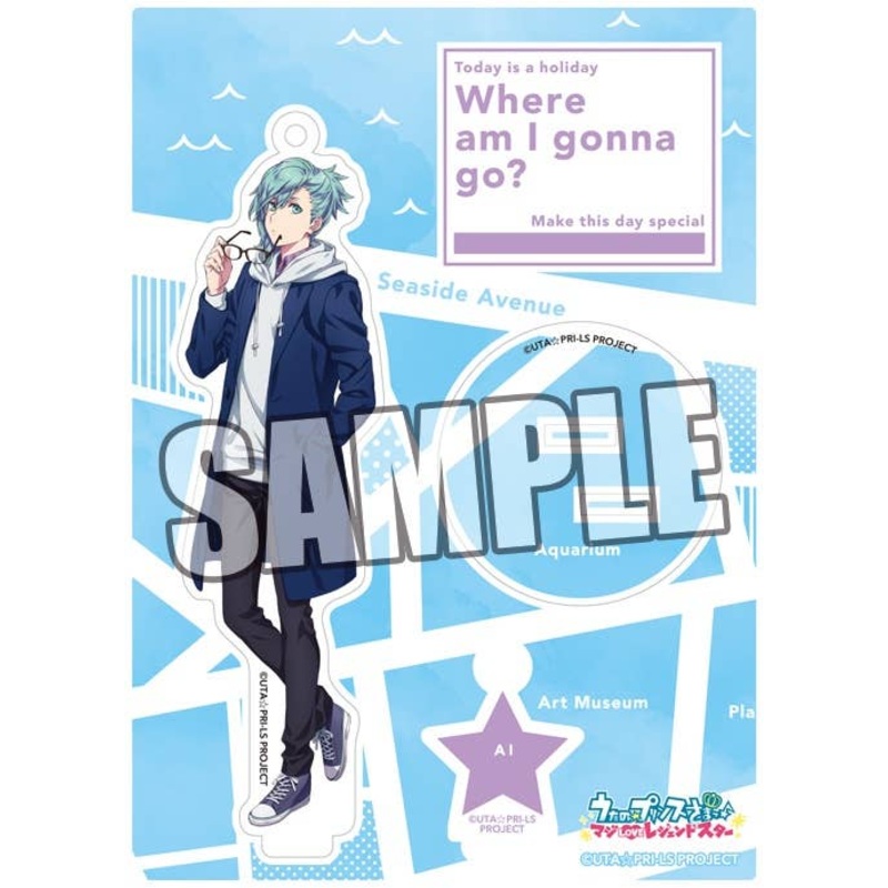 Uta no Prince-Sama Maji Love Legend Star: Acrylic Keychain with Stand Ai Mikaze