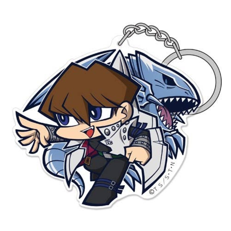 Yu-Gi-Oh! Duel Monsters: Acrylic Pinched Keychain Seto Kaiba & Blue-Eyes White Dragon