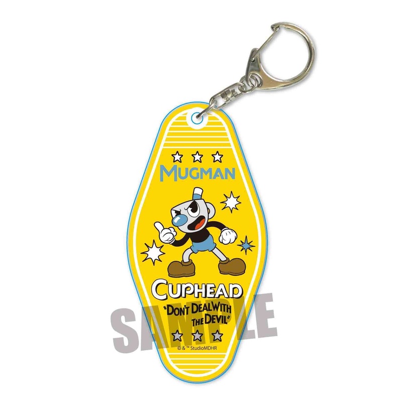 Motel Keychain Cuphead: F