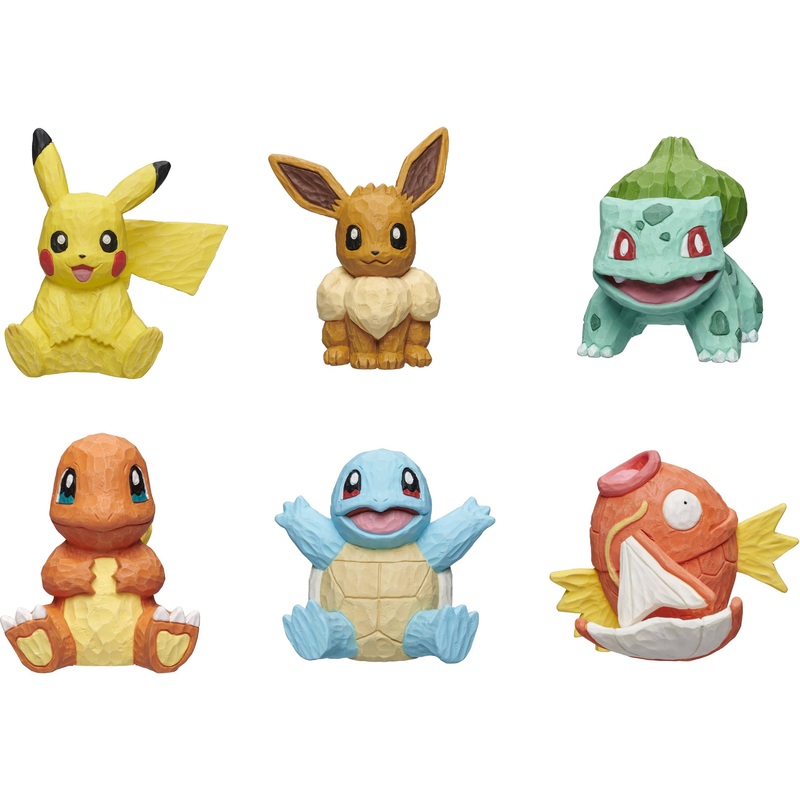Pokemon: Wood Sculpture!: 1Box (6pcs)