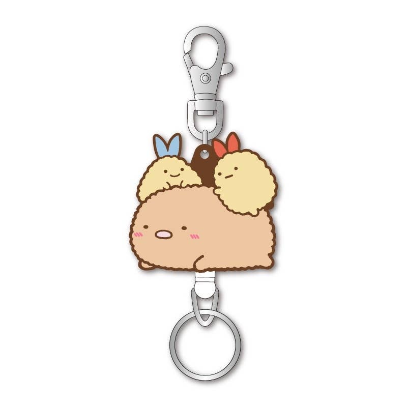 Sumikko Gurashi: Rubber Reel Keychain B Nakayoshi Agekko