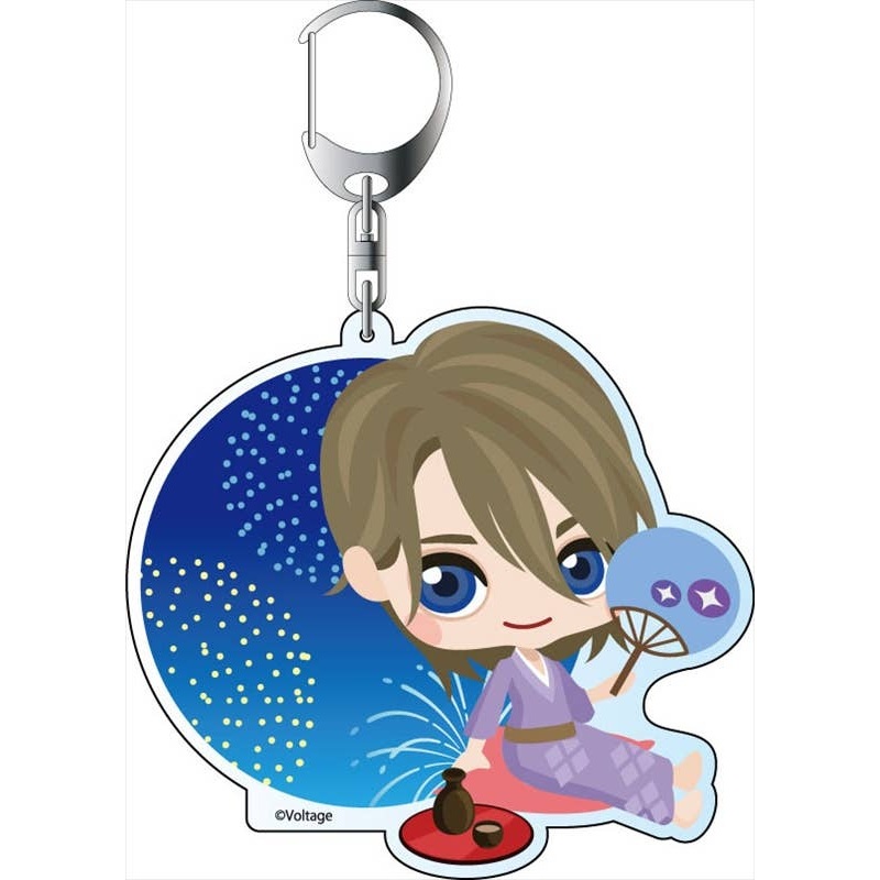 Tenka Touitsu Koi no Ran Love Ballad Big Keychain Kenshin Uesugi Chibi Chara Ver.