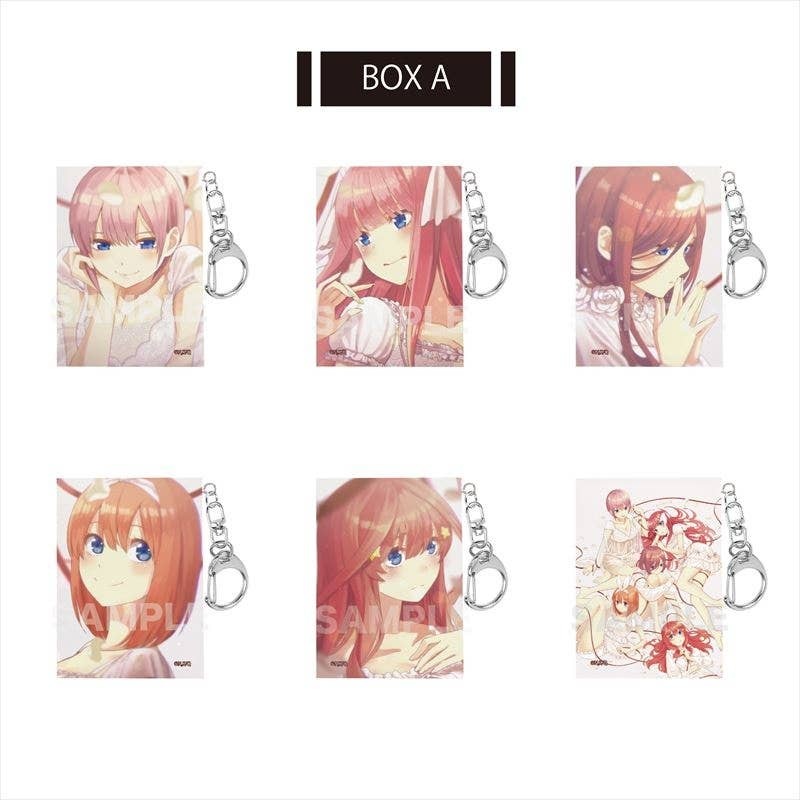 The Quintessential Quintuplets: Miniature Canvas Keychain 01 Vol.1 Box A: 1Box (6pcs)