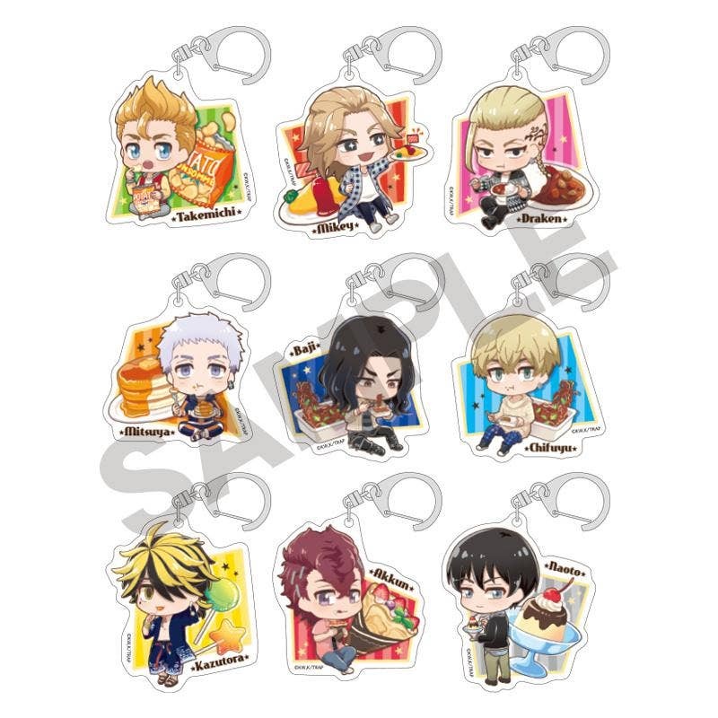 Tokyo Revengers: Trading Acrylic Keychain Charapeco 1Box (9pcs)